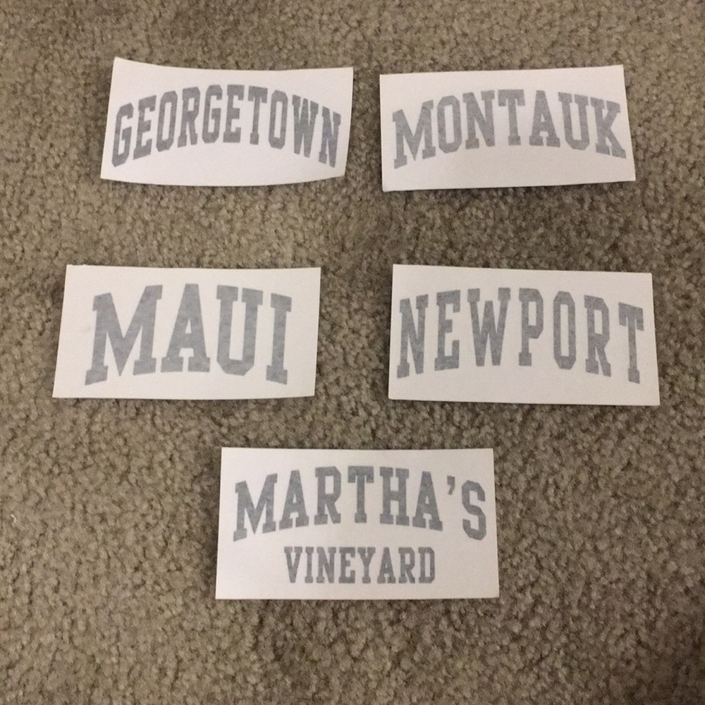 Brandy Melville iron on stickers